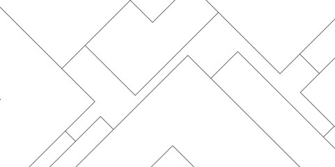 Abstract seamless random geometric white, black square lines pattern on a transparent background design. abstract background with luxury geometric random chaotic lines. squares and triangle line.