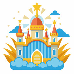 Vector illustration of the royal palace