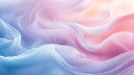 Obraz premium Abstract Wavy Pattern with Pastel Colors