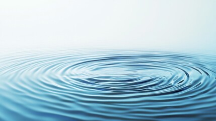 Obraz premium Circular Ripples on a Calm Body of Water