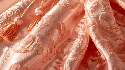 Luxury Valentine&rsquo;s Day curtains crated from premium 