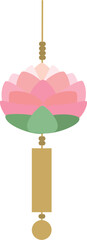 a lotus lamp 불교 석가탄신일 부처님오신날 5월 행사 buddhism  buddha's birthday  may  event vector illustration.