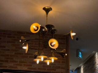 lamp on the wall