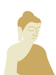 부처님 일러스트 석가탄신일 부처님오신날 5월 행사 불교 Buddhism Buddha's birthday May event  function occasion  ceremony Vector illustration