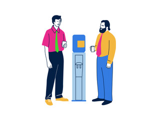 business man and woman