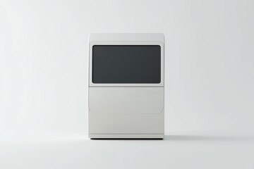 3D Office Computer Isolated and White Background