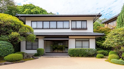 Bamboo grove enveloping traditional kyoto house japan architectural beauty serene gardens tranquil viewpoint
