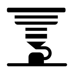 manufacturing glyph icon