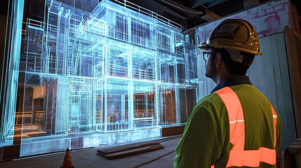 Augmented reality building display for construction insights at urban site gigapixel scale innovative technology