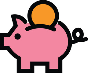 Money income, Pension fund, profit growth, piggy bank