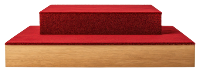 PNG Empty Winners podium with 3 places minimalist furniture letterbox.