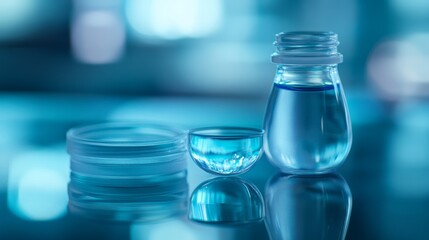 13.Contact Lens, Case, and Bottle of Solution