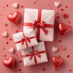 gift box with hearts