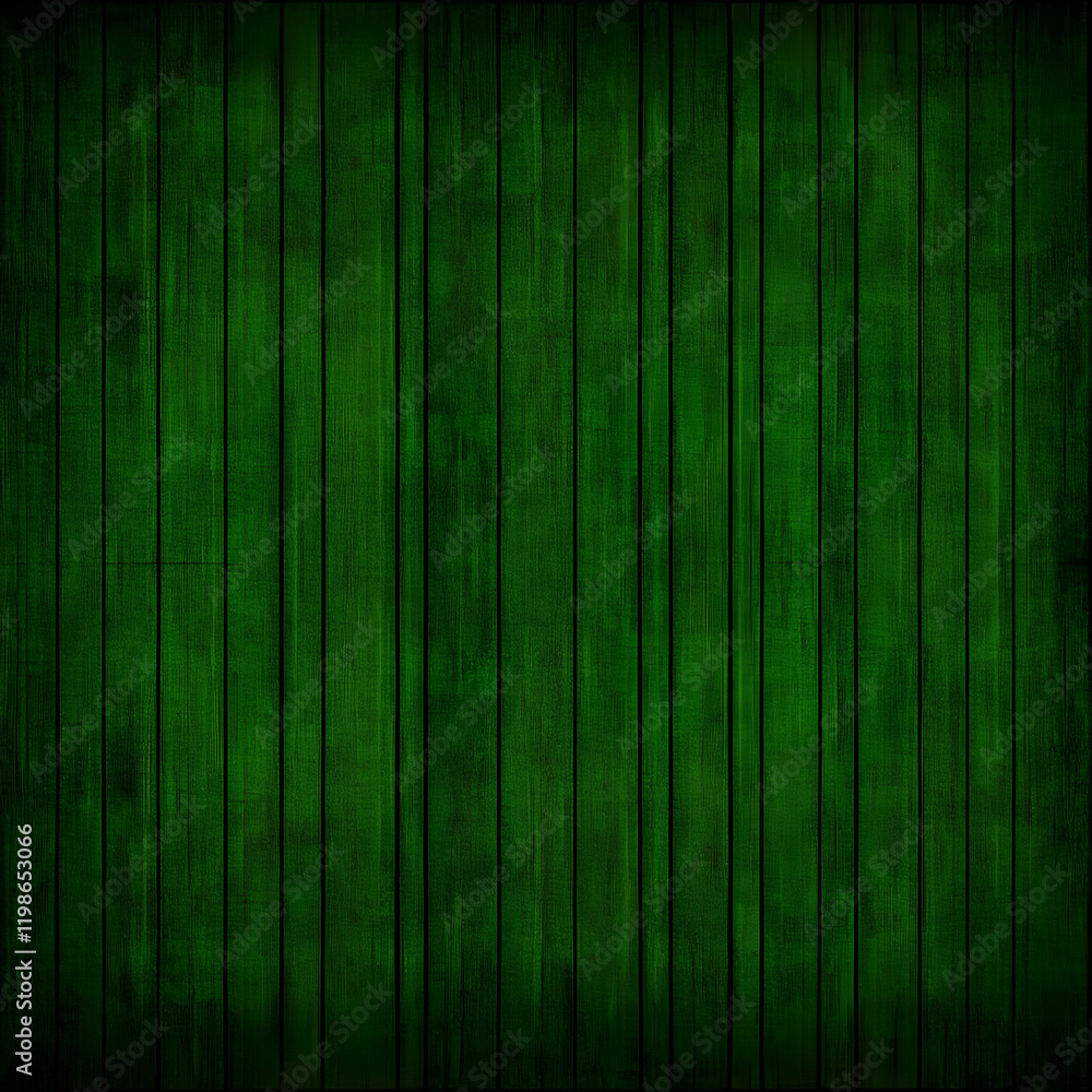 Poster dark green vertical wood planks texture background creates a moody atmosphere