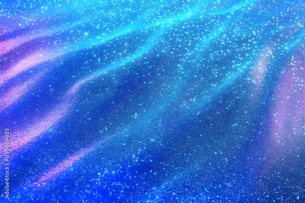 Poster abstract blue background creates a vibrant and dynamic visual experience with its shimmering glitter