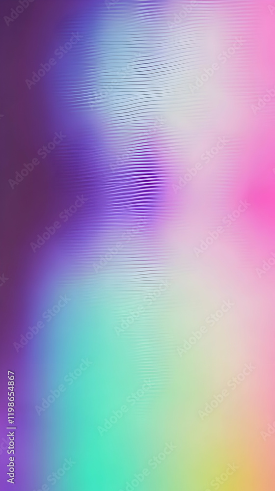 Poster abstract background displays wavy lines blending with soft pastel gradient colors smoothly