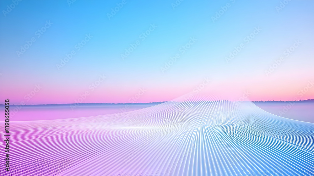 Poster abstract background with flowing lines creates a dynamic visual experience with modern elegance