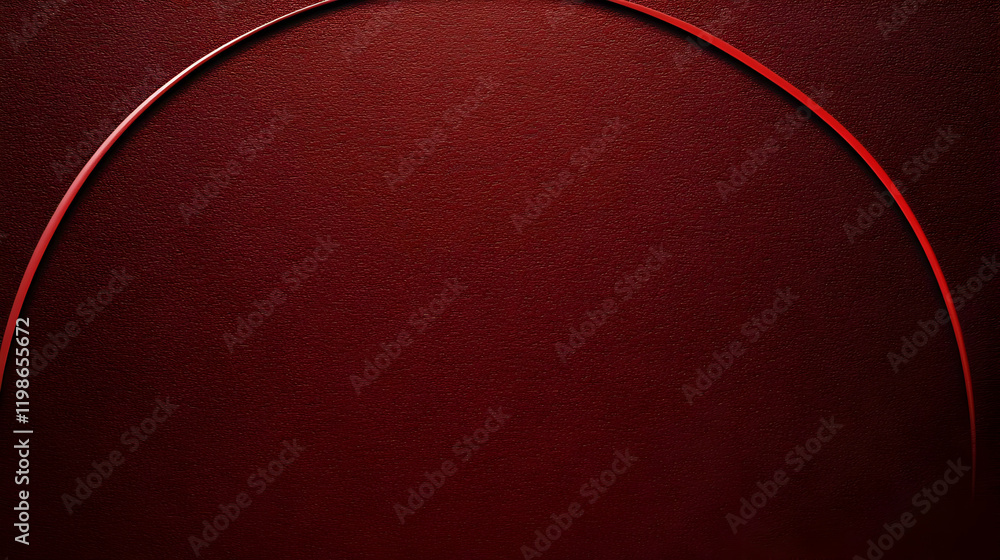 Aufkleber red textured background with arching red lines creates elegant and modern design