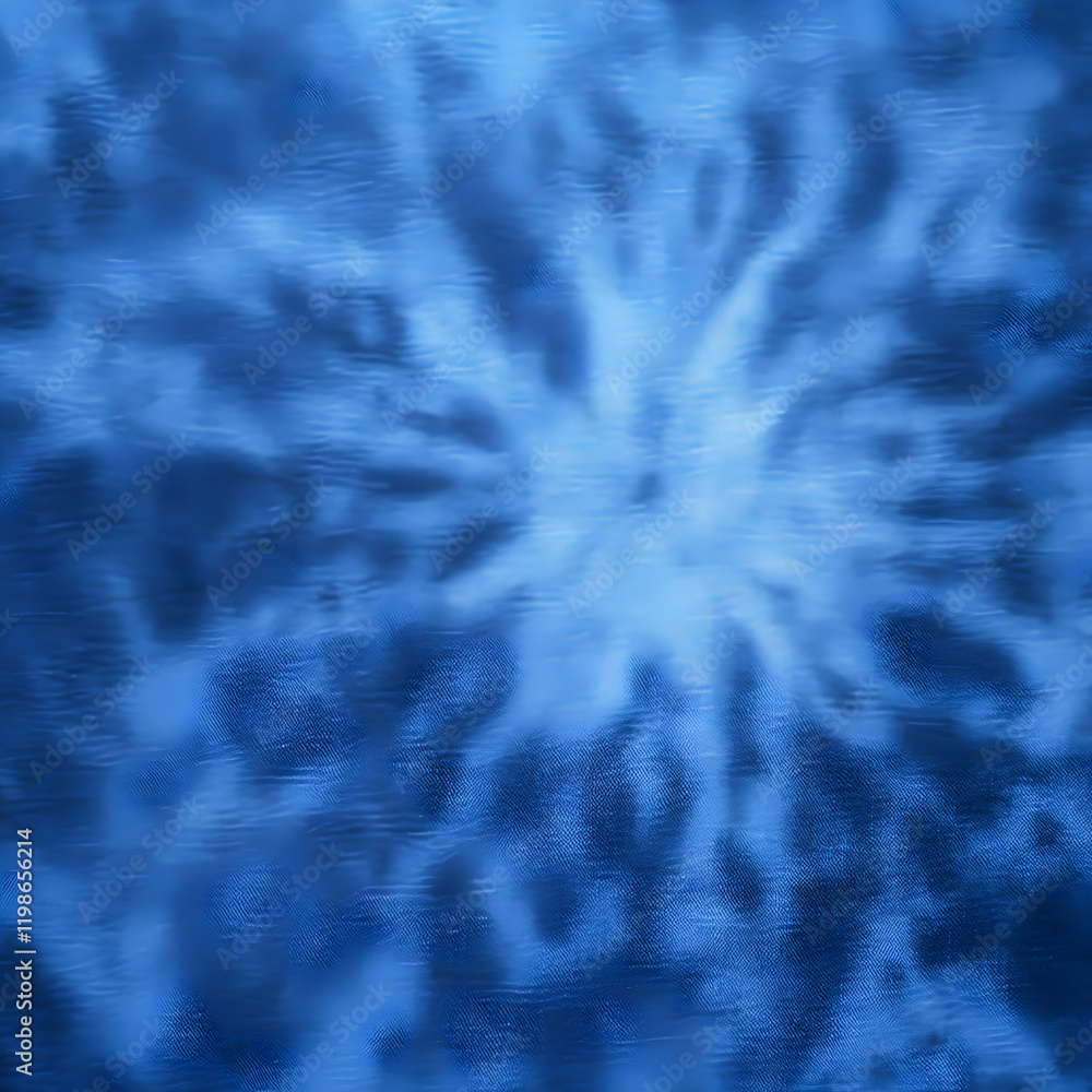 Aufkleber abstract blue tie-dye background creates a vibrant and dynamic visual with a swirling pattern