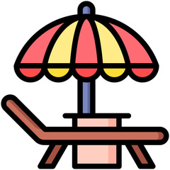 Sun Umbrella Icon