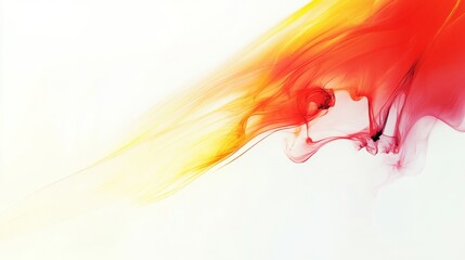 Obraz premium 115.Colored bright fume abstract over the white background: