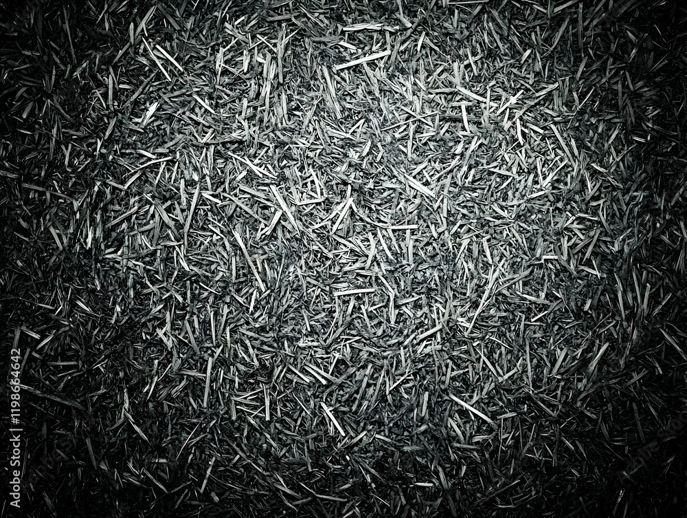 Aufkleber dark shredded material creates intricate textured background with vignette effect