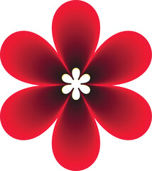 Flowers icon design in illustrator