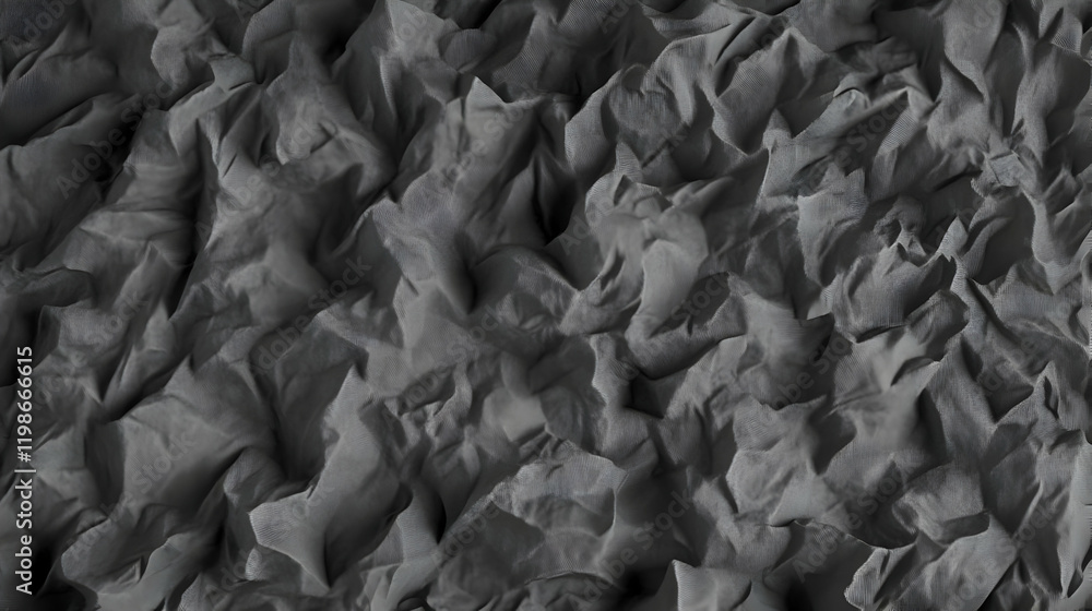 Aufkleber gray fabric texture background forms abstract pattern with shadows and highlights in elegant design