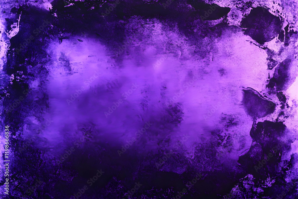 Aufkleber deep purple abstract background texture creates a moody and atmospheric design with dark edges