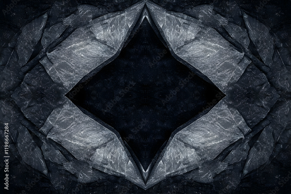 Aufkleber abstract background forms a diamond shape with dark center and rough texture symmetrically.