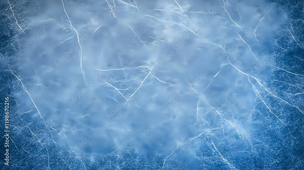 Aufkleber abstract ice background illustrates a frozen surface with cracks and textures smoothly.