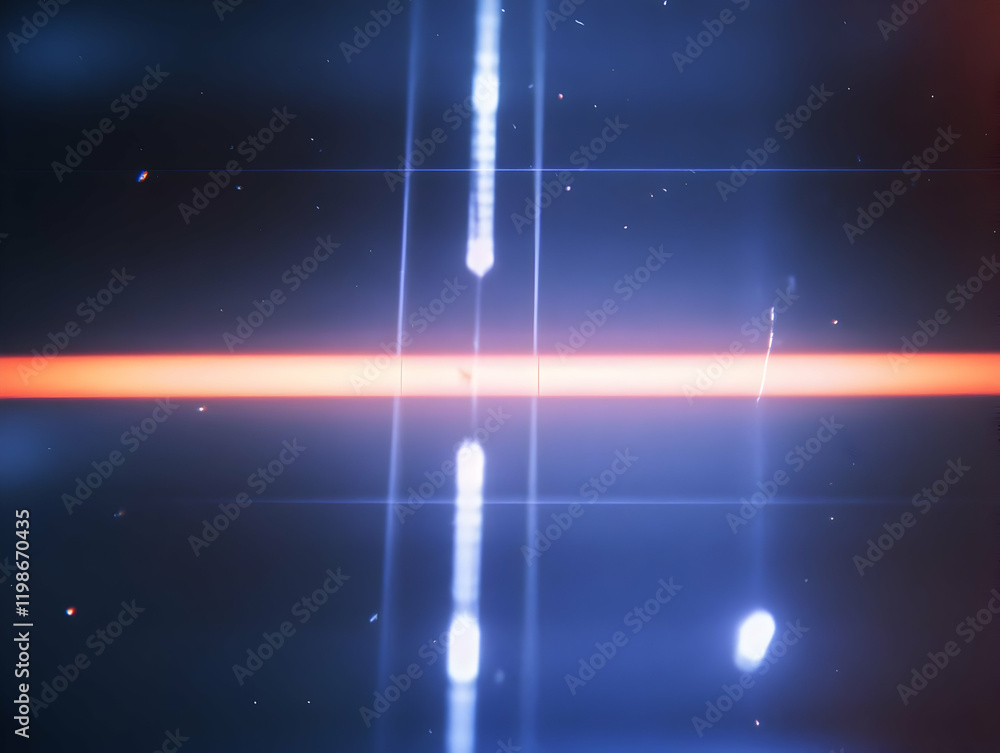 Poster abstract background shows light streaks and particles dynamically interacting with vivid colors