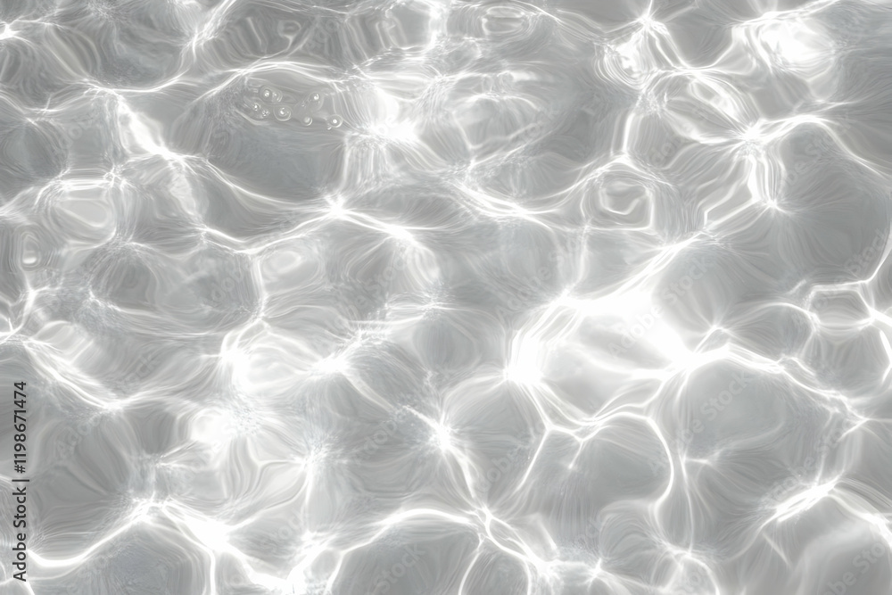 Poster abstract background of shimmering water surface reflecting light with gentle ripples and highlights.