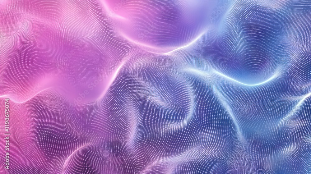 Aufkleber gradient futuristic digital plexus design.