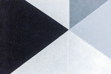 Abstract Background with Black and White Triangles creates a Modern and Geometric Design.