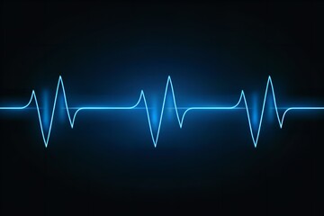For medical applications and websites, a flat icon of a heartbeat or pulse, Generative AI.