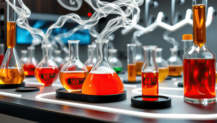 flask, chemistry, experience science