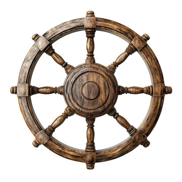 recommend clip art: wooden ship steering wheel isolated on transparent background PNG