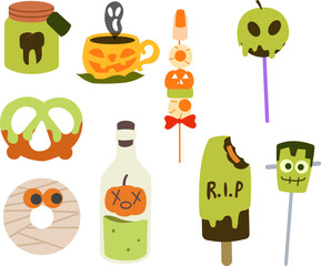 Halloween Set Vector
