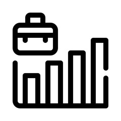 portfolio line icon