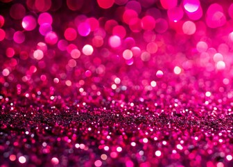 Pink Glitter Texture: Sparkling Festive Abstract Background for Glamorous Designs