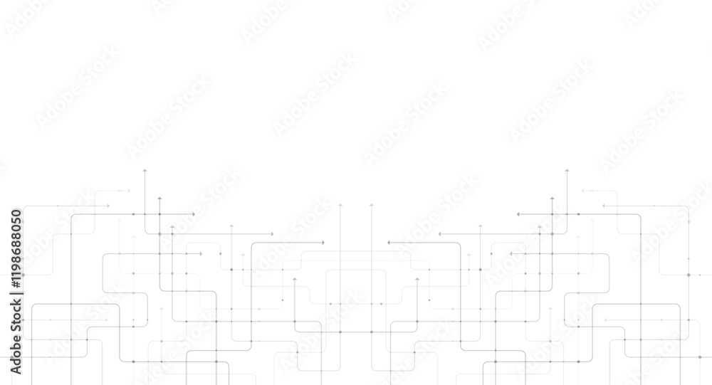 Poster digital technology background. concept with technology line. circuit board background technology