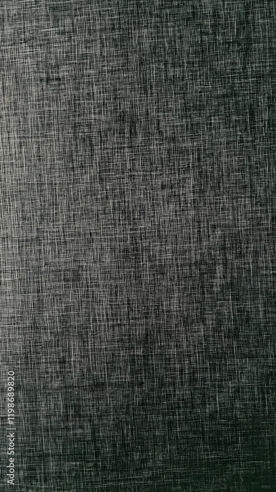 Poster dark gray woven fabric texture background with interlaced threads creates visual depth and interest.