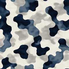 Digital air force camo texture, Digital camouflage pattern featuring abstract shapes in navy and gray tones, perfect for military or fashion applications