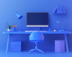 Dynamic branding environment, abstract professional workspace, creative logo design space, futuristic digital branding, sleek office decor