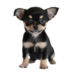 Cute Puppy Dog on transparent background.