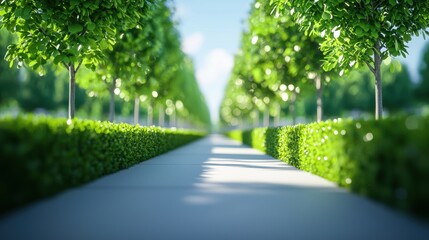 Tree Lined Streets and Boulevards: A boulevard with mature trees providing shade and reducing urban...