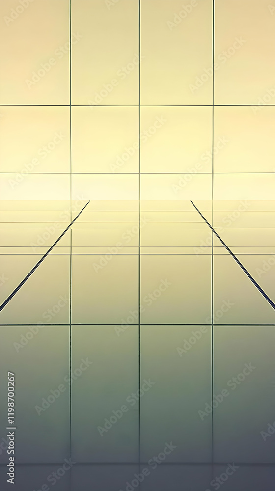 Aufkleber abstract background with grid lines and gradient colors creates a modern and stylish look.