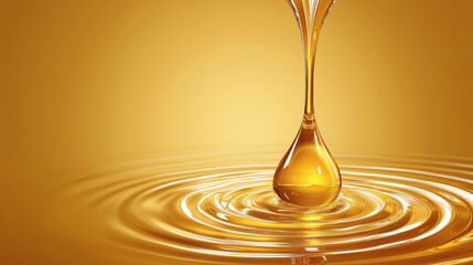 金色に輝く液体が注がれる瞬間.