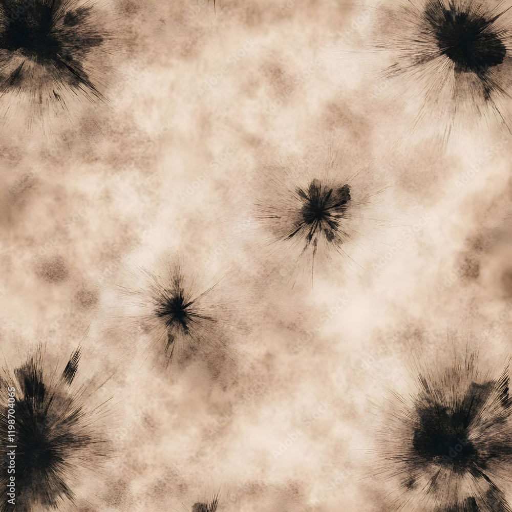 Poster Abstract Brown Background with Dark Splashes Creates a Unique Textured Design for Various Applications.